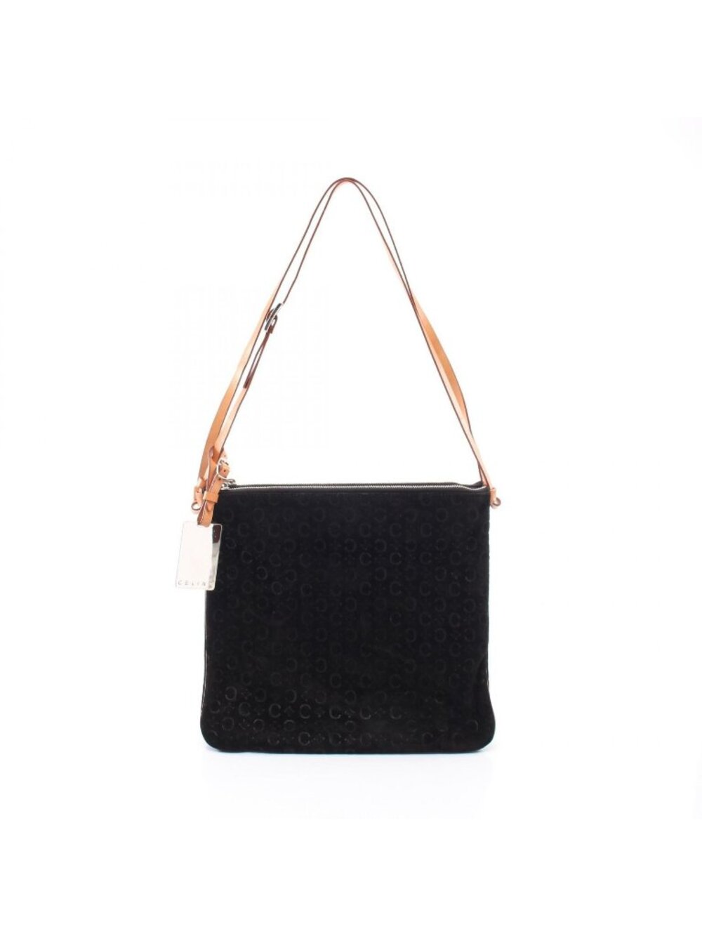 Celine Shoulder Bag C Macadam Twin Suede Leather
